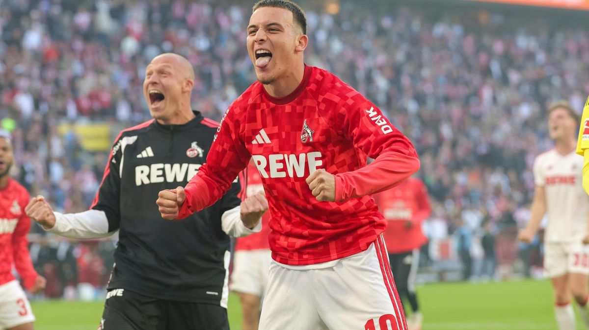 Große Freude bei Said El Mala (vorne)