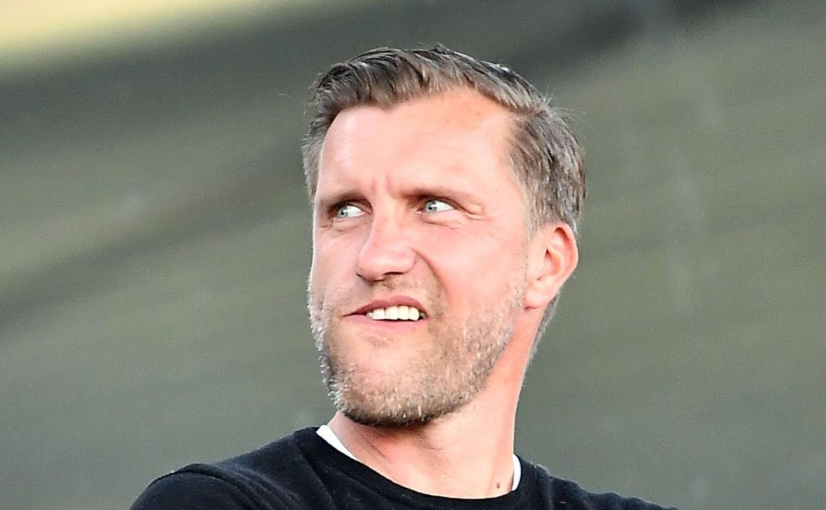 03.10.2026, xhbx, Fussball Google Pixel Frauen-Bundesliga, Eintracht Frankfurt - FC Bayern München v.l. Sportvorstand Markus Krösche (Eintracht Frankfurt) Frankfurt am Main *** October 3, 20