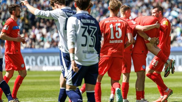 Kiel mit Lauf im Abstiegskampf