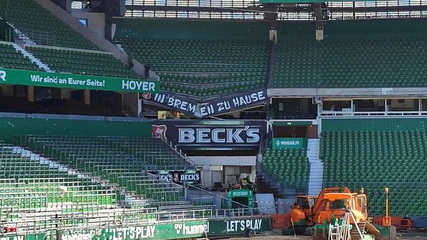 Hat zu Saisonbeginn 500 Plätze weniger: Weserstadion