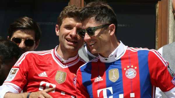 Vor Torjäger-Duell: Müller veräppelt Lewandowski