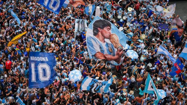 Der 2020 verstorbene Diego Maradona wird bis heute verehrt