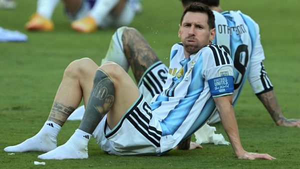 Messi nach der Niederlage im WM-Finale