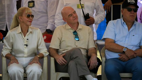 Gianni Infantino am Freitag in Cali