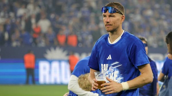 Dzeko stieg mit Schalke in die Bundesliga auf