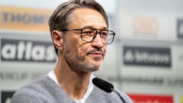 Kovac während der Pressekonferenz