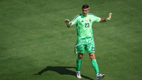 Emiliano Martinez, hier während des WM-Finals im Juli