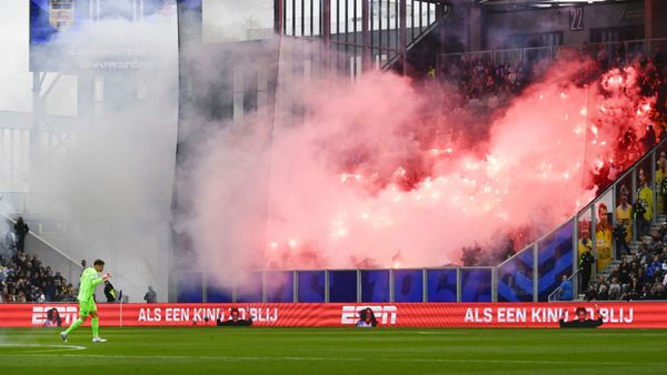 Ausschreitungen bei Cambuur gegen Feyenoord
