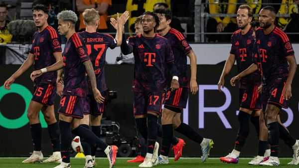 Die Bayern jubeln über den ersten Titel