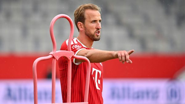Harry Kane beim Training am Montag
