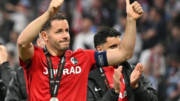 Christian Günter bisher titellos mit dem SC Freiburg