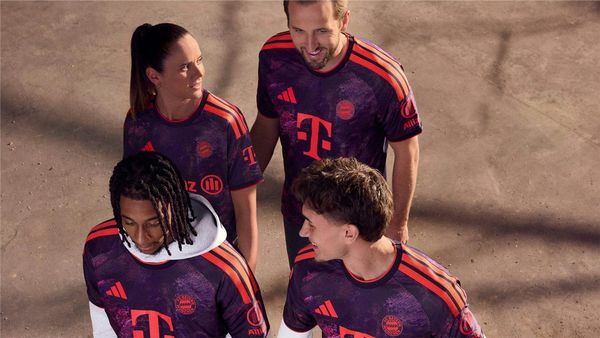 Die Bayern im neuen Champions-League-Trikot