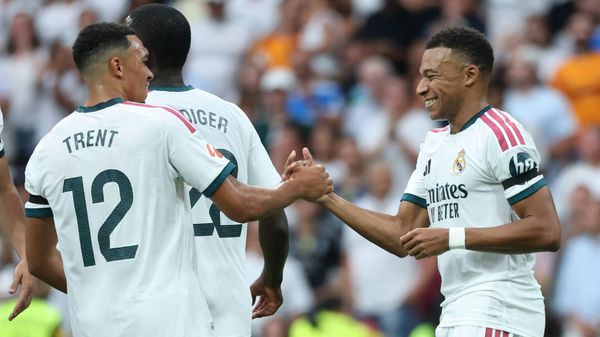 Gute Laune bei Real und Kylian Mbappé