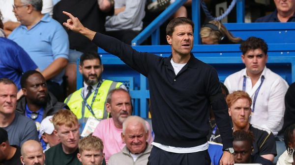 Xabi Alonso am Sonntag in London