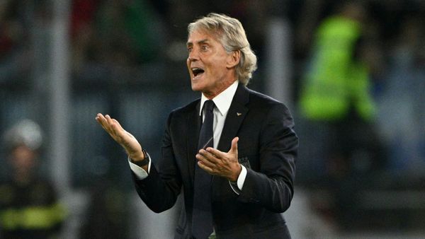 Roberto Mancini im Heimspiel gegen Belgien