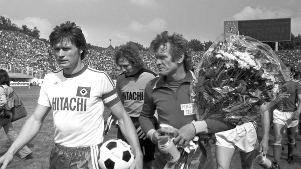 Kapitän Peter Nogly (l.) in der Saison 1978/79