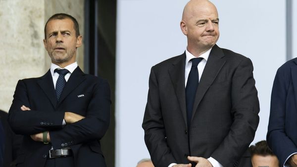 Der Streit geht weiter: Ceferin (l.) und Infantino