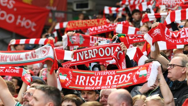 Liverpool-Fans an der Anfield Road