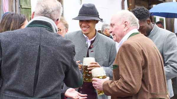 Musiala und Hoeneß beim letztjährigen Oktoberfest