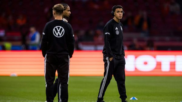 Angeschlagen: Jamal Musiala (r.)