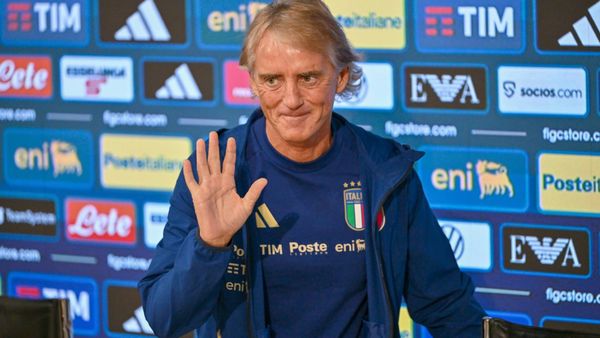 Italiens Trainer Roberto Mancini