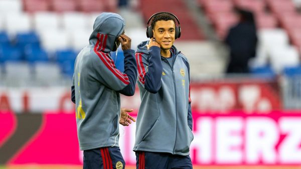 Jamal Musiala vor dem Spiel gegen Union Berlin