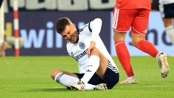 Ljubicic musste mit Schmerzen vom Platz