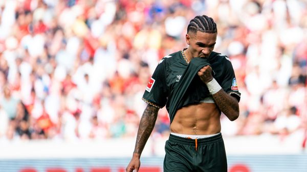 Njinmah beim Spiel in Freiburg