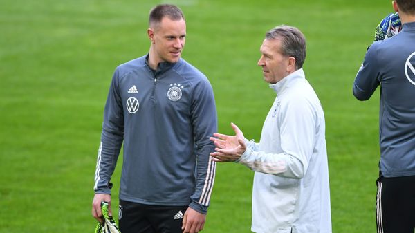Andreas Köpke (r.) mit Marc-André ter Stegen