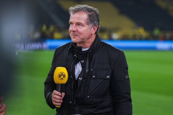 04.10.2023, Fussball, Saison 2023 2024, UEFA Champions League, Gruppenphase, Borussia Dortmund - AC Milan, Andreas Andy Möller, ehemaliger Spieler von Borussia Dortmund, Dortmund Signal Idun