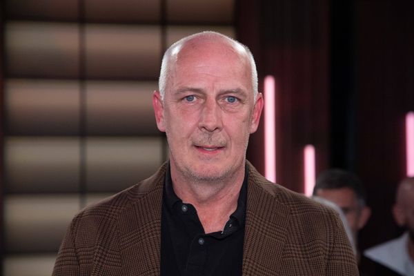 Mario BASLER, ehem. Fussballspieler, Portraet, Porträt, Portrait, Angeschnittenes Einzelbild, Einzelmotiv, zu Gast in der Sendung Koelner Treff im WDR Fernsehen, 11.04.2025. Â *** Mario BASL
