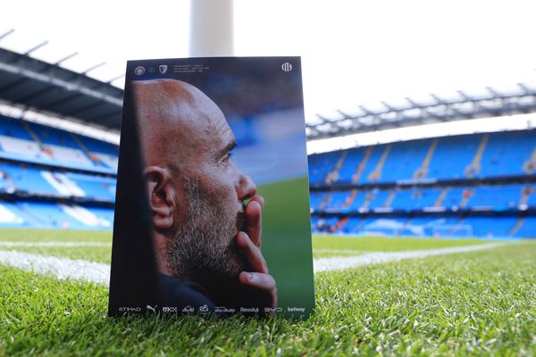 23rd August 2026; Etihad Stadium, Manchester, Lancashire, England; Premier League Football, Manchester City versus AFC Bournemouth; today& x2019;s match programme feature former Manchester C