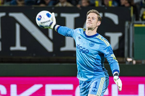 SITTARD - Goalkeeper Marc ter Stegen of AFC Ajax during the Eredivisie match between Fortuna Sittard and AFC Ajax at the Fortuna Sittard Stadium on September 12, 2026 in Sittard, the Netherl