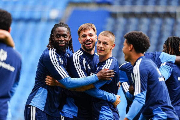 Jordan Torunarigha (Hamburgr SV, 23), Mario Vuskovic (Hamburger SV, 44), Miro Muheim (Hamburger SV, 28) GER, Training Hamburger SV, Fussball, 1. Bundesliga, Saison 2026 2027, 15.09.2026 GER,