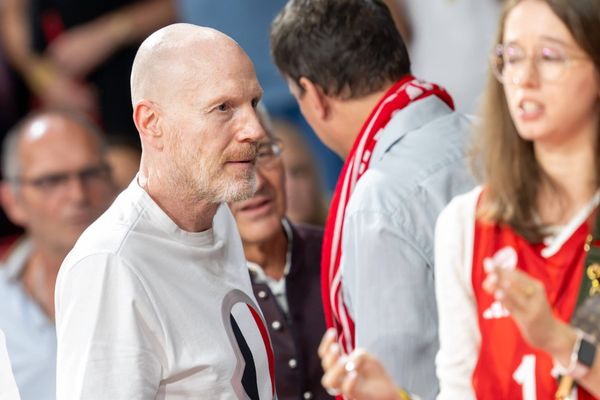 Matthias Sammer, Fussballfunktionaer, FC Bayern Basketball - BMA365 Bamberg Baskets, BBL, 1. Spieltag, 20.09.2026 Muenchen Bayern Deutschland *** Matthias Sammer, soccer executive, FC Bayern