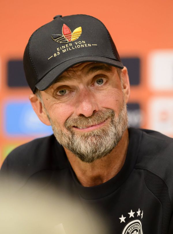 Trainer Bundestrainer Jürgen Klopp (GER) bei der Pressekonferenz. Fussball Länderspiel UEFA Nations League, 1. Spieltag, Niederlande (NED) - Deutschland (GER) 1:1, am 24.09.2026 in Amsterdam