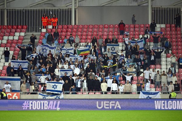 IPA89043783 - Support Israel during the Nations League phase, Matchday 2 between Israel and Ireland on September 27, 2026, at the Puskas Arena in Budapest, Hungary PUBLICATIONxNOTxINxITA Cop