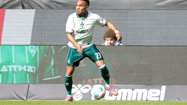 Felix Agu im Einsatz für Werder Bremen