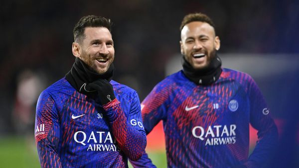 Lionel Messi (l.) und Neymar bei Paris Saint-Germain