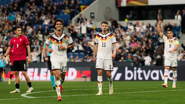 Die DFB-Auswahl in Bielefeld