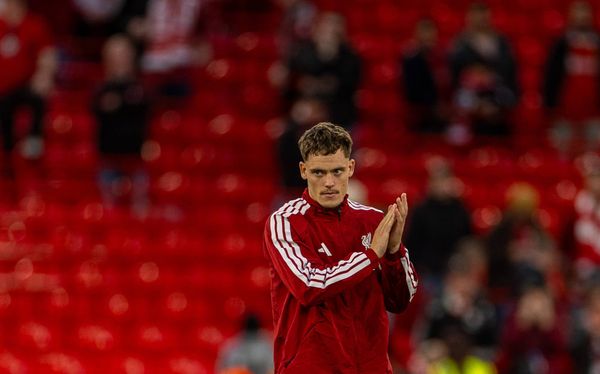 Football - FA Premier League - Liverpool FC v Manchester City FC LIVERPOOL, ENGLAND - Sunday, October 11, 2026: Liverpool s Florian Wirtz applauds the supporters after the FA Premier League 