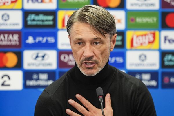 Football, Champions League 2026 2027: Bodo Glimt - Borussia Dortmund Bodo 20261014. Borussia Dortmund s coach Niko KovaÄ during a press conference, PK, Pressekonferenz after the Champions L