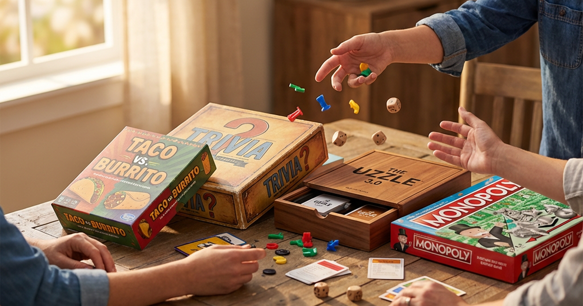 Fun Games to Play with Family and Friends - Header Image