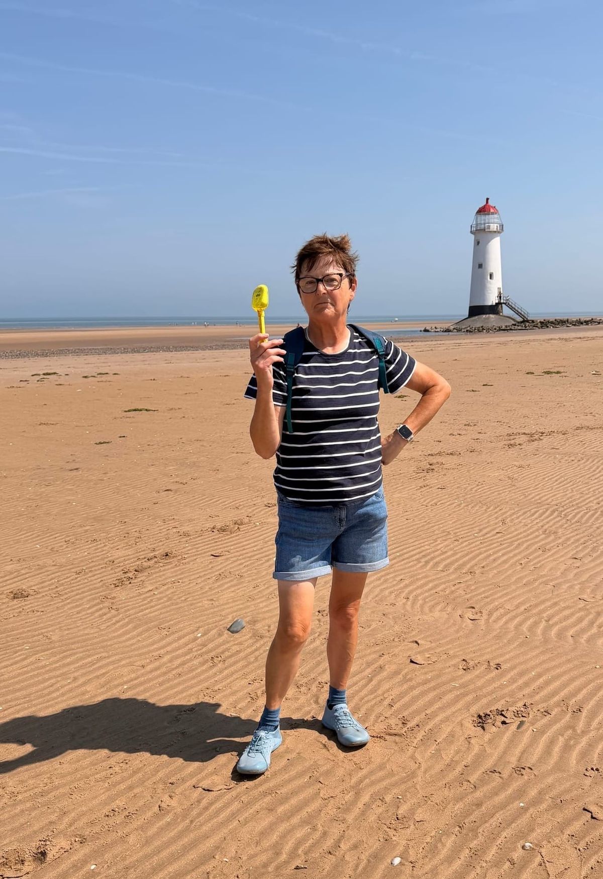 Talacre: Dunes, Lighthouse and a Tiny Yellow Spade