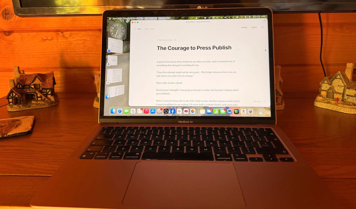 The Courage to Press Publish