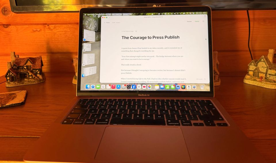 The Courage to Press Publish