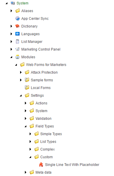 Custom field type in Sitecore DB image