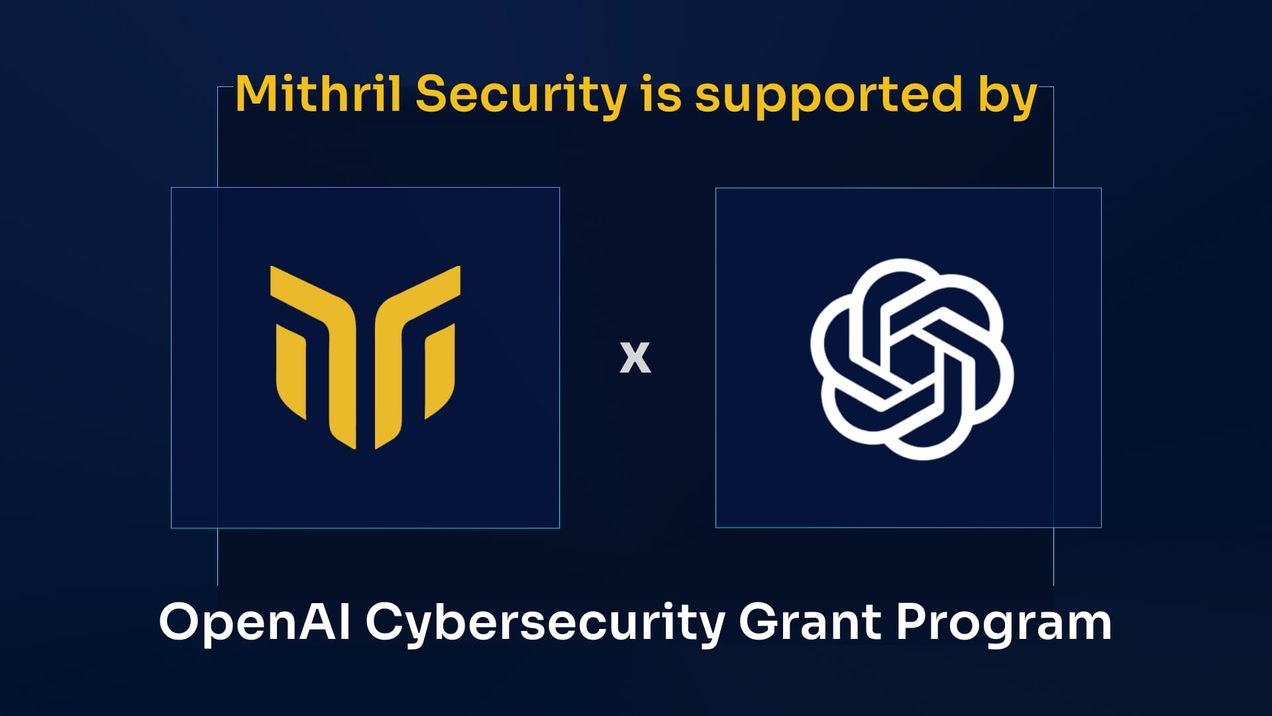 Mithril Security is supported by OpenAI Cybersecurity Grant to build Confidential AI.