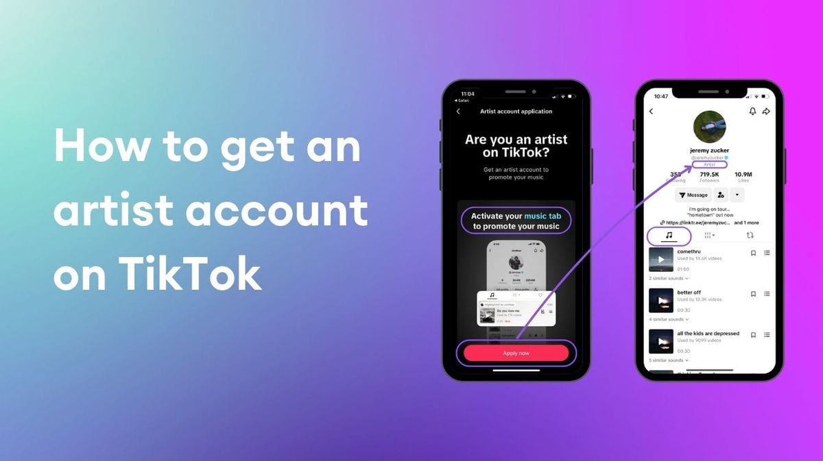 How to Get an Artist Account on TikTok Guide for Musicians