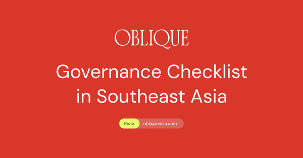 Southeast Asian investors now underwrite governance before they price growth.